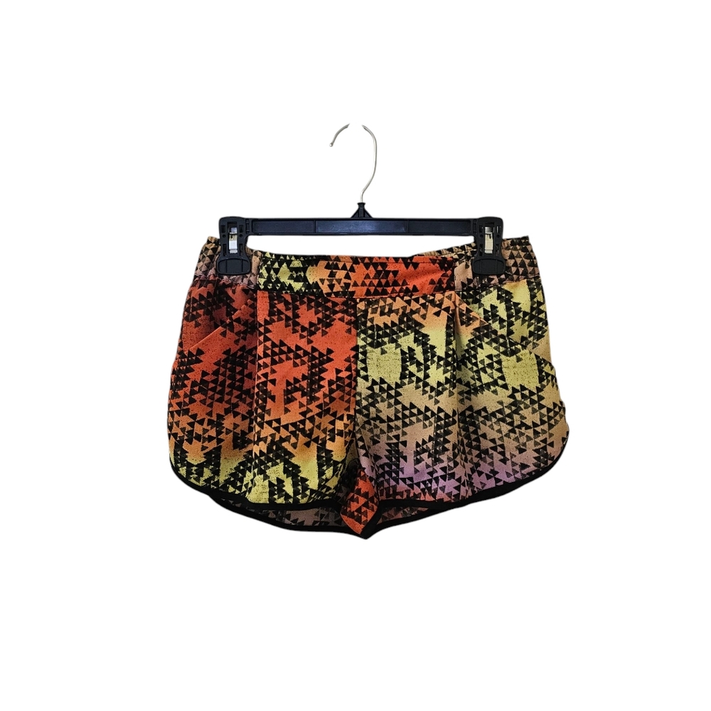 Silence + Noise Colorful Geometric Women's Shorts XS Lightweight Running Active